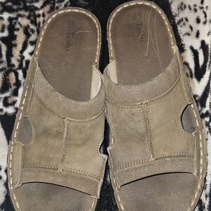 Tan Leather Men's Sandals